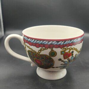 Brighton Tea Coffee Jewel & Love Heart Butterfly Charms Limited Edition Mug Cup